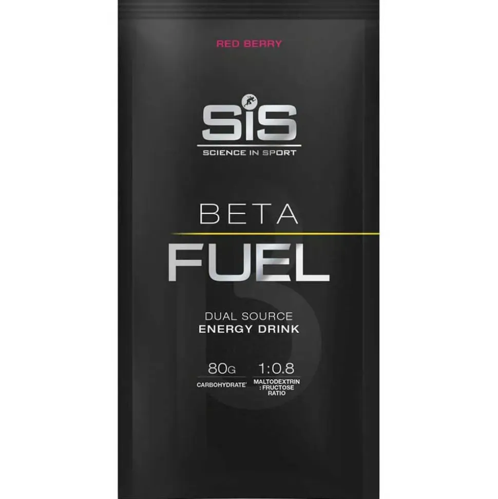 SIS Bebida energética monodosis Beta Fuel Baya roja 80g