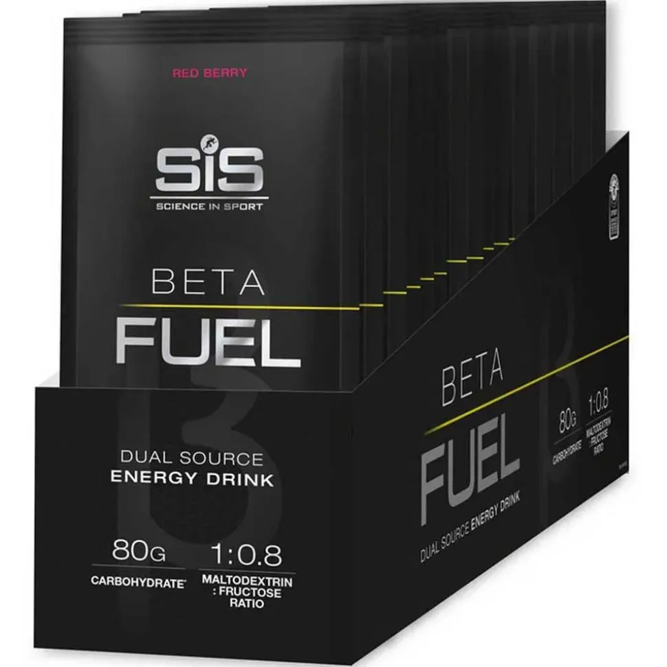 SIS Bebida energética monodosis Beta Fuel Baya roja 80g