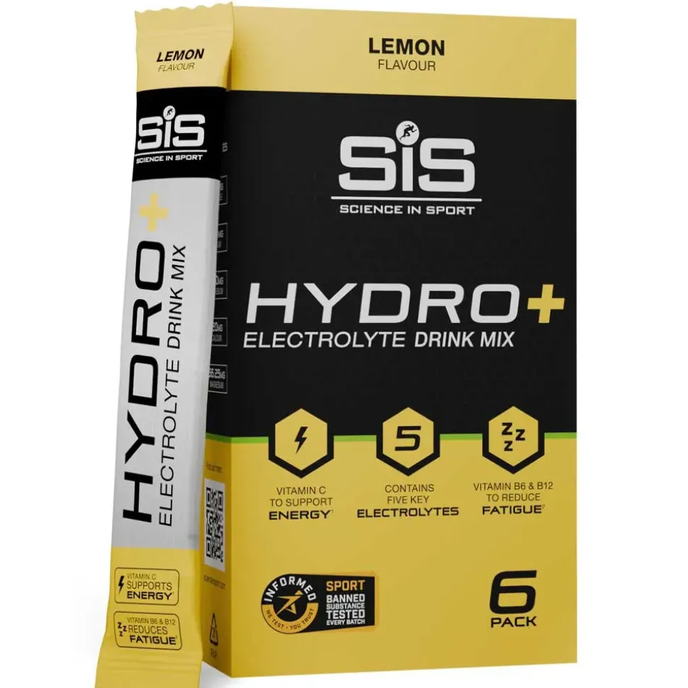 SIS Caja de Bebida Energética Monodosis Go Hydro+ Limón 4.5g 6 unidades