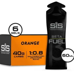 SIS Caja de geles energéticos Beta Fuel Naranja 60ml