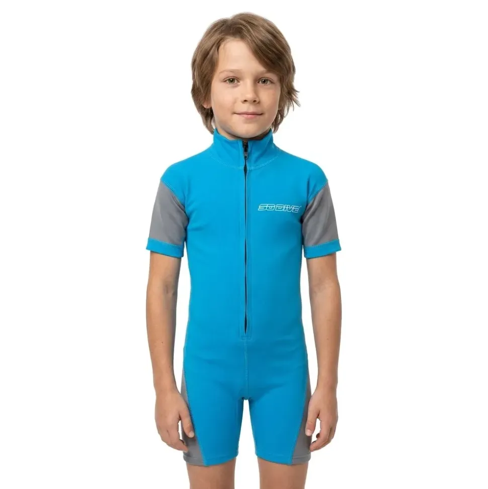 So Dive Shorty UV manga corta cremallera frontal Pro Tech
