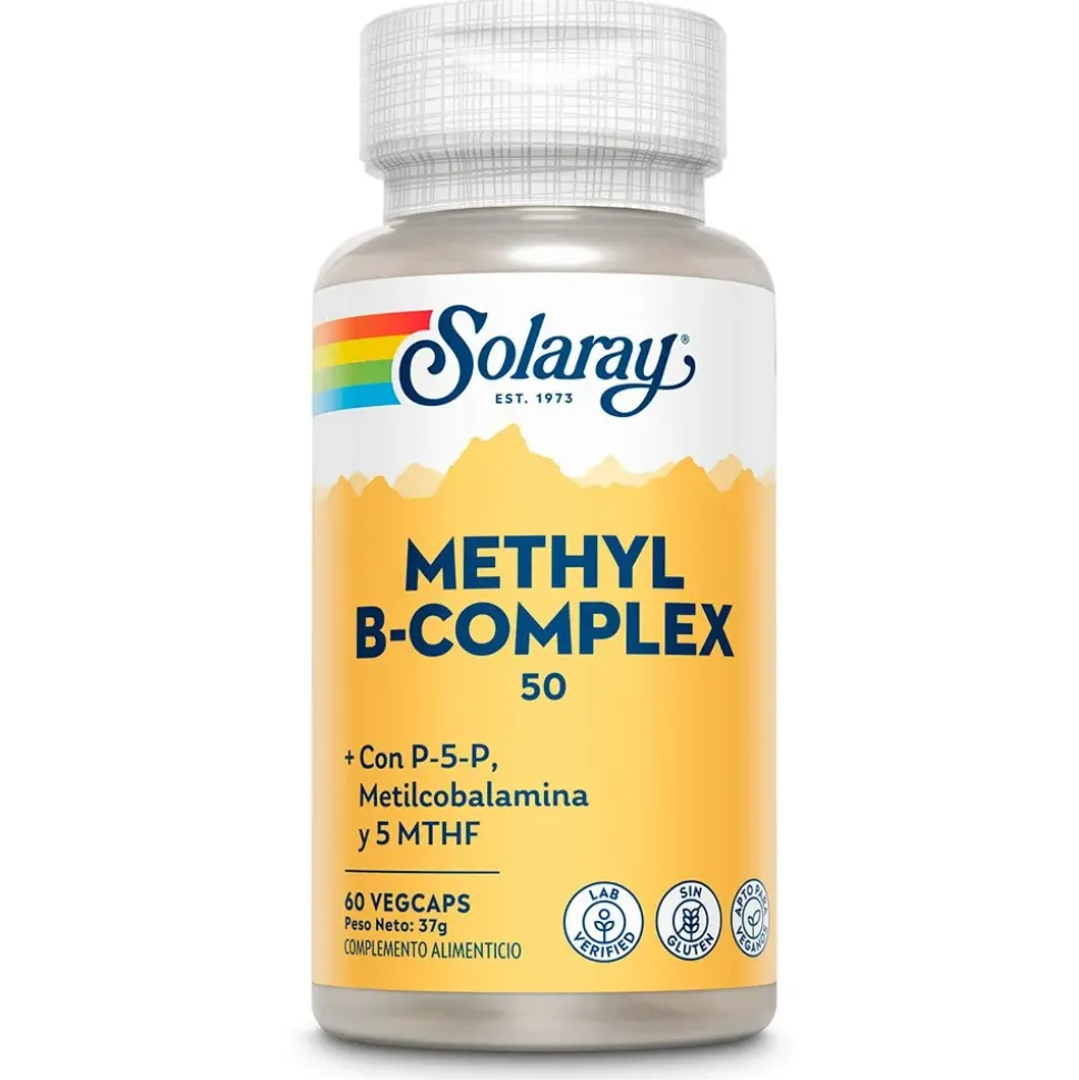 Solaray Cápsulas Methyl B-Complex 50 60 unidades