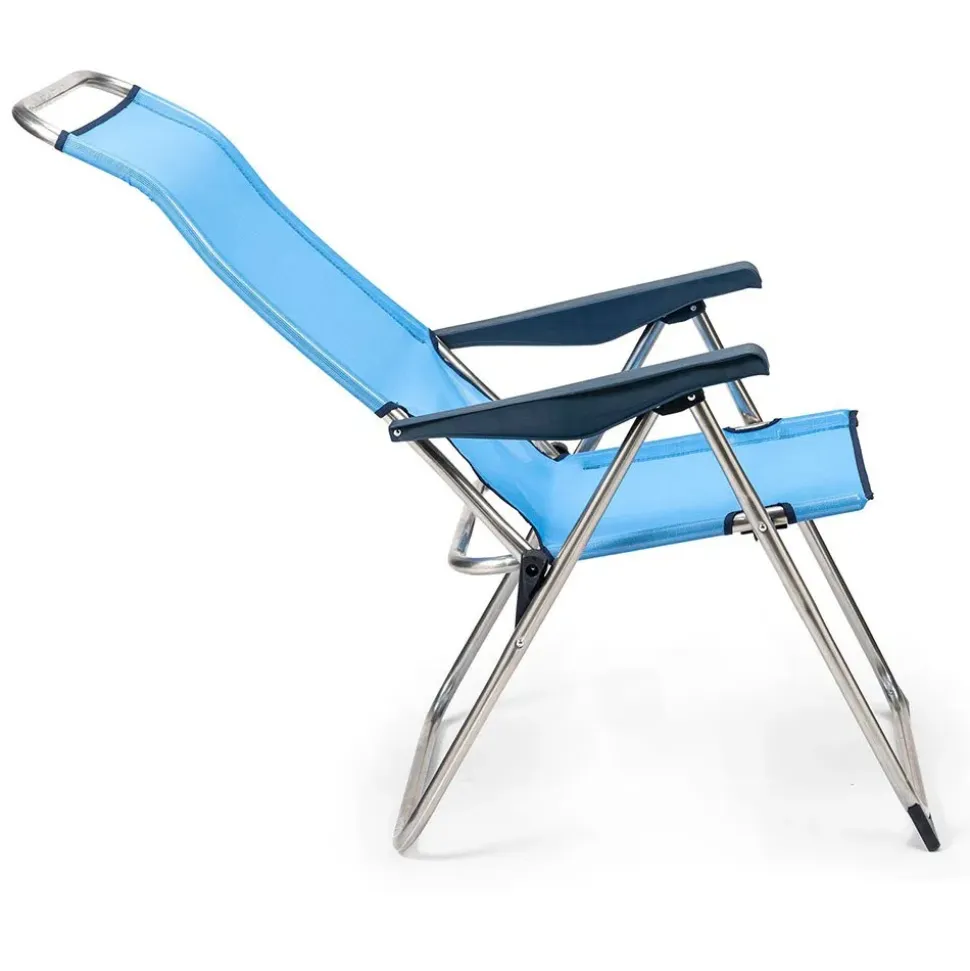 Solenny Sillón plegable de 5 posiciones 114x67x63 cm