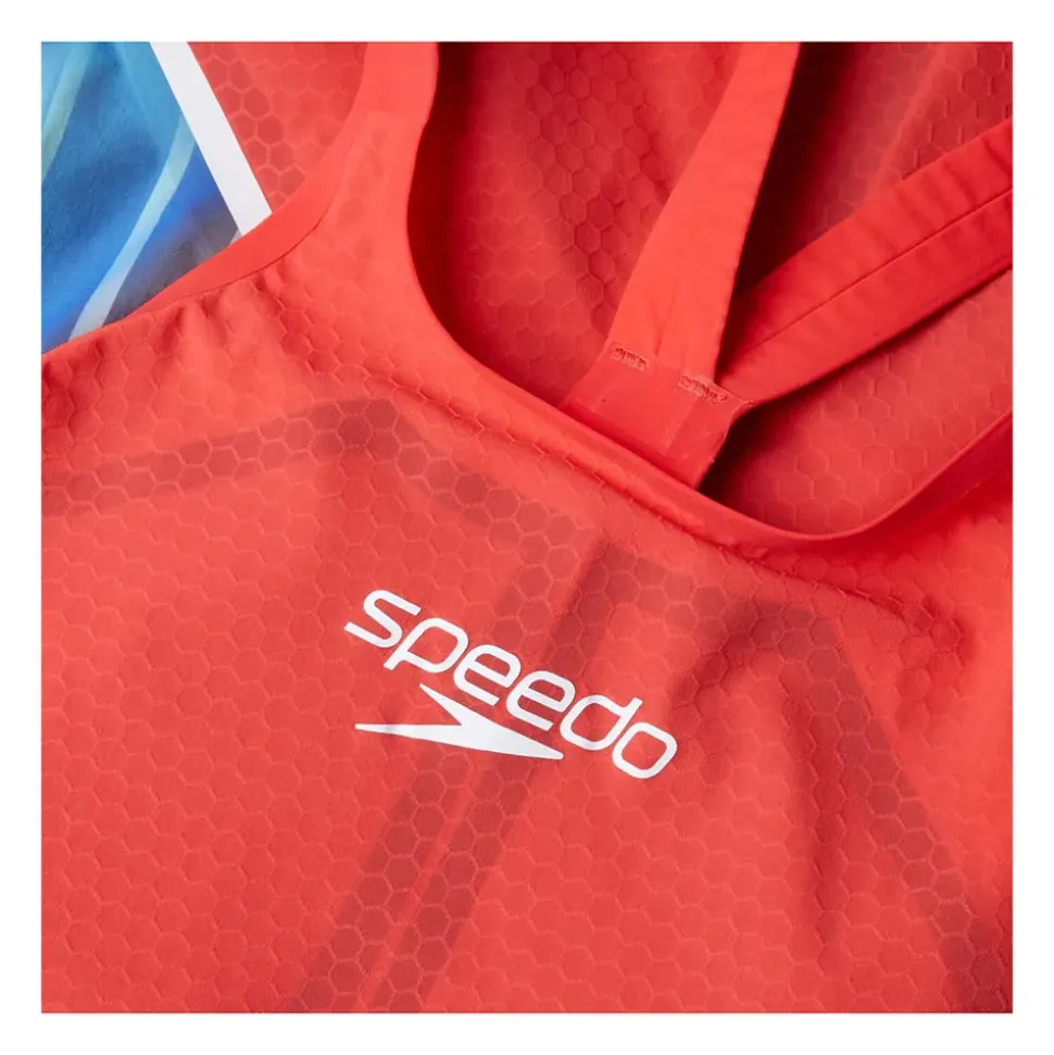 Speedo Bañador de competición con espalda abierta Fastskin LZR Pure Intent 2.0 Kneeskin reacondicionado