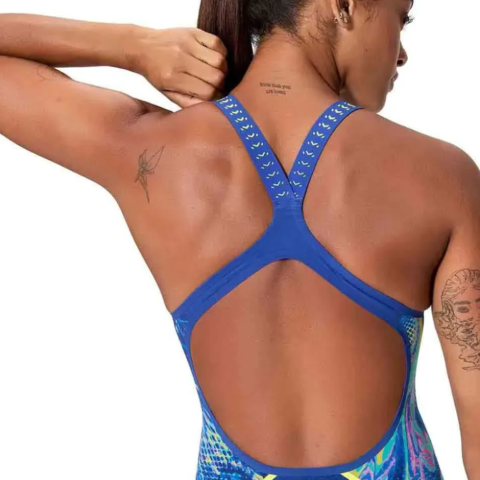 Speedo Bañador de competición con espalda abierta Fastskin LZR Pure Intent 2.0 Printed