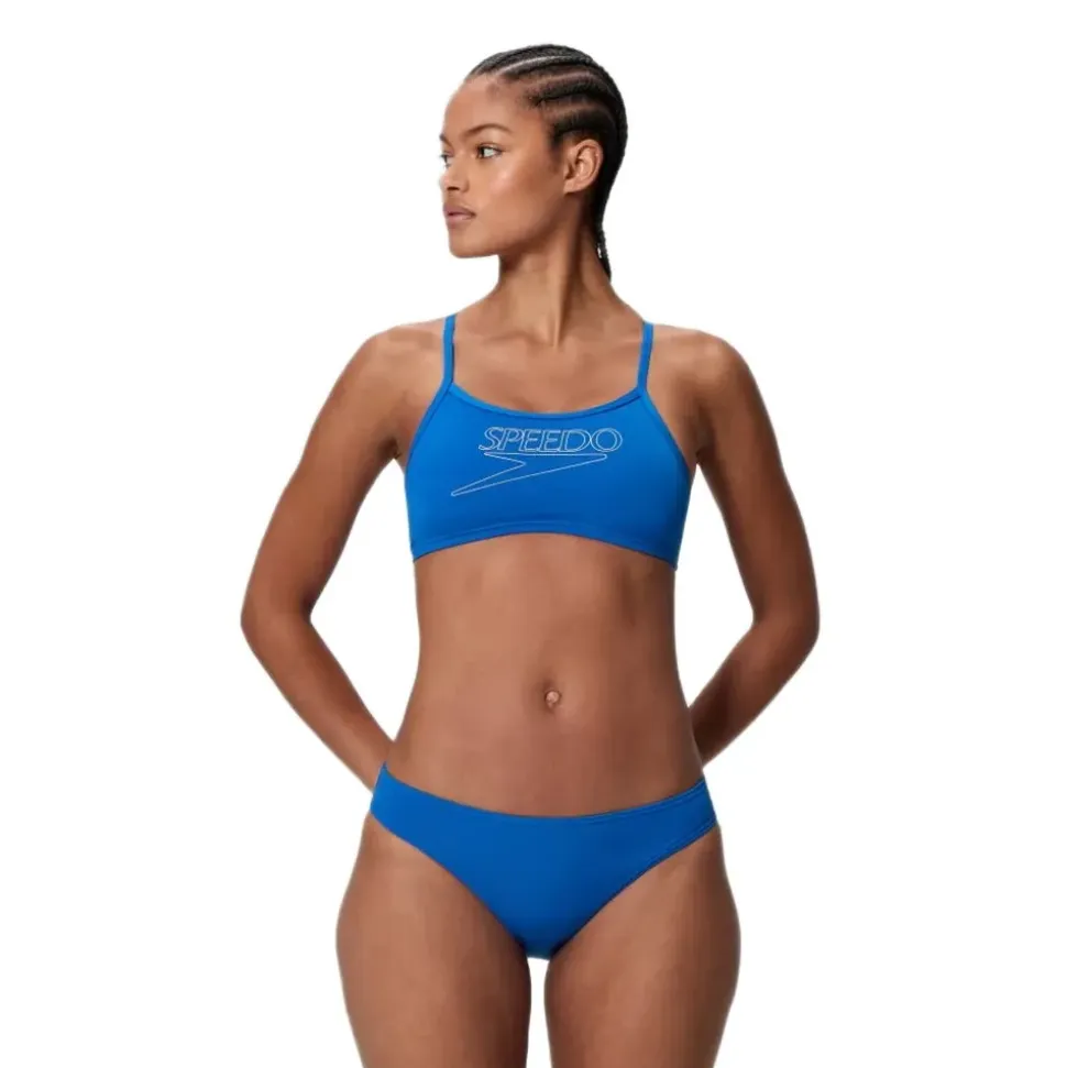 Speedo Bikini Endurance+ Logo Thin Strap