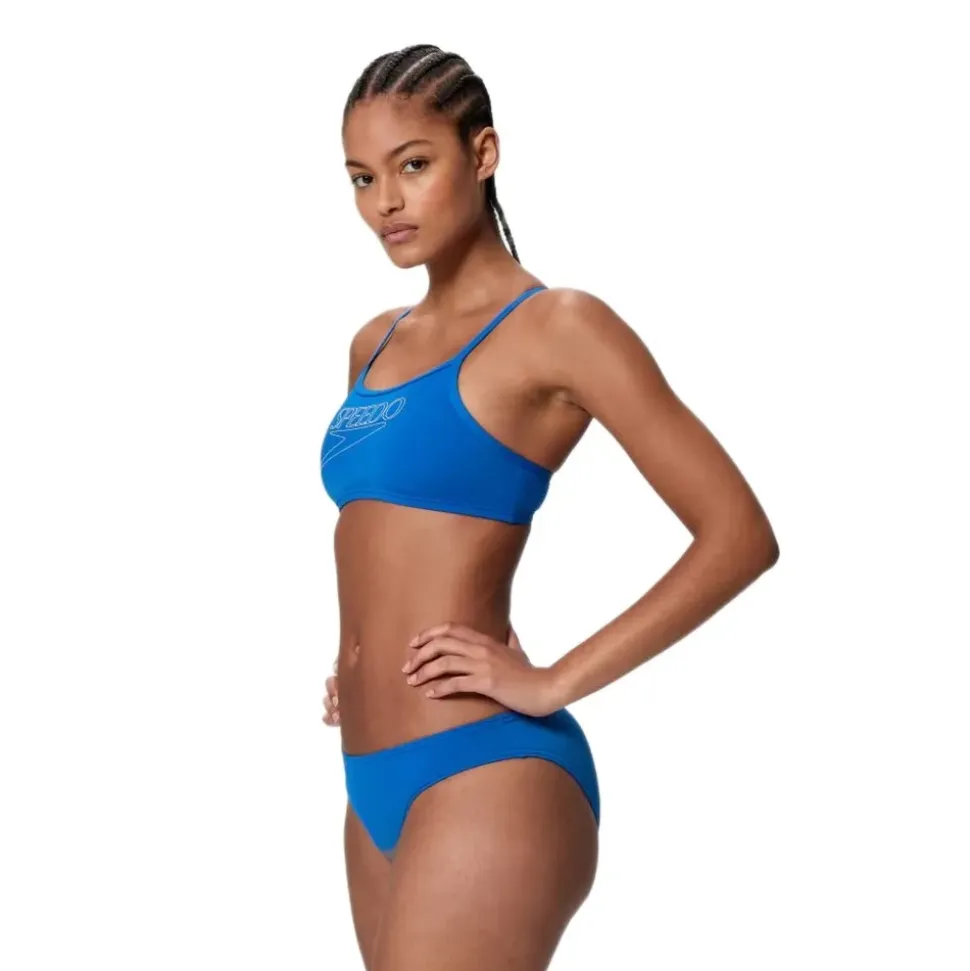 Speedo Bikini Endurance+ Logo Thin Strap