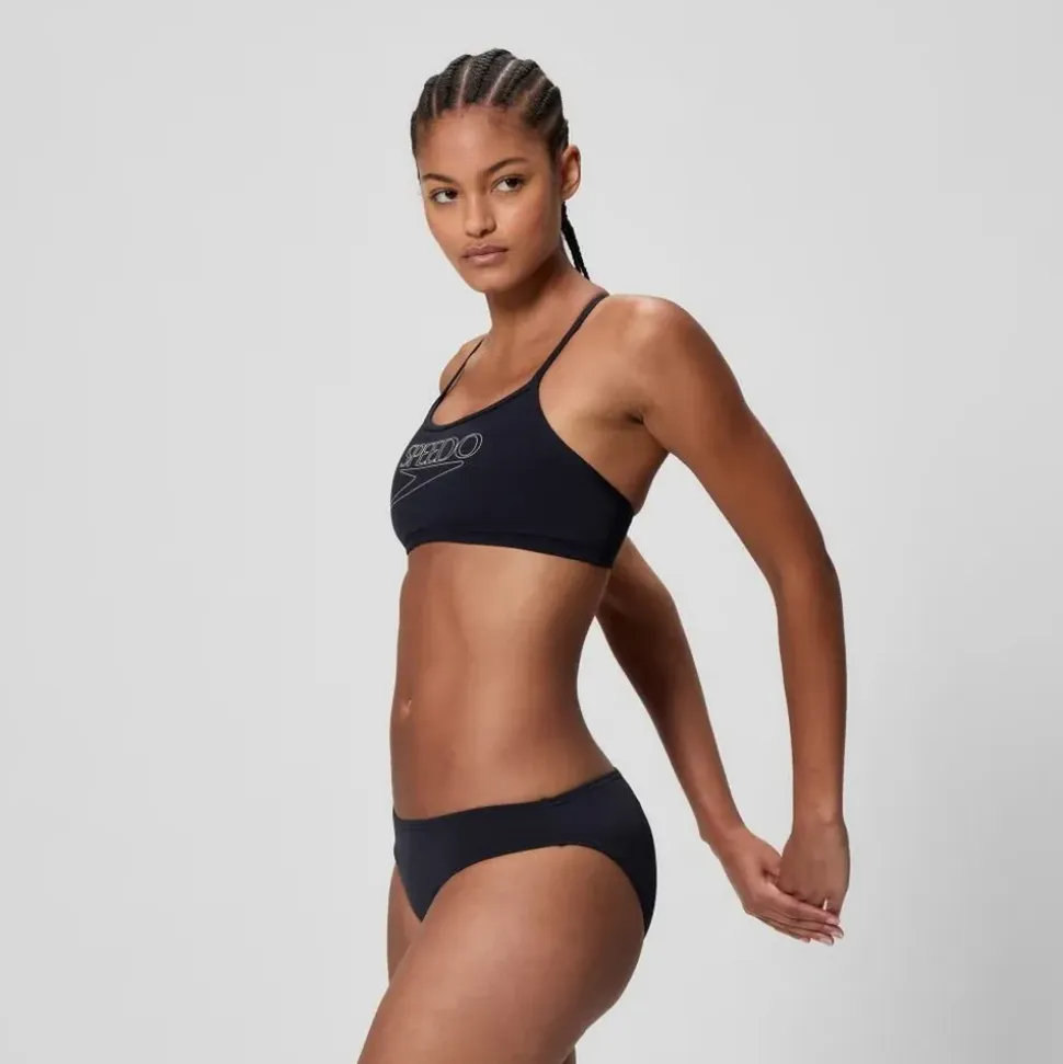 Speedo Bikini Endurance+ Logo Thin Strap