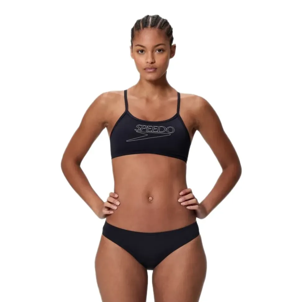 Speedo Bikini Endurance+ Logo Thin Strap