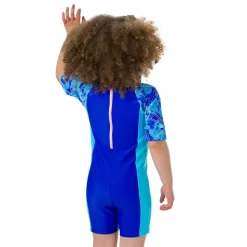 Speedo Shorty UV manga corta cremallera trasera All-In-One