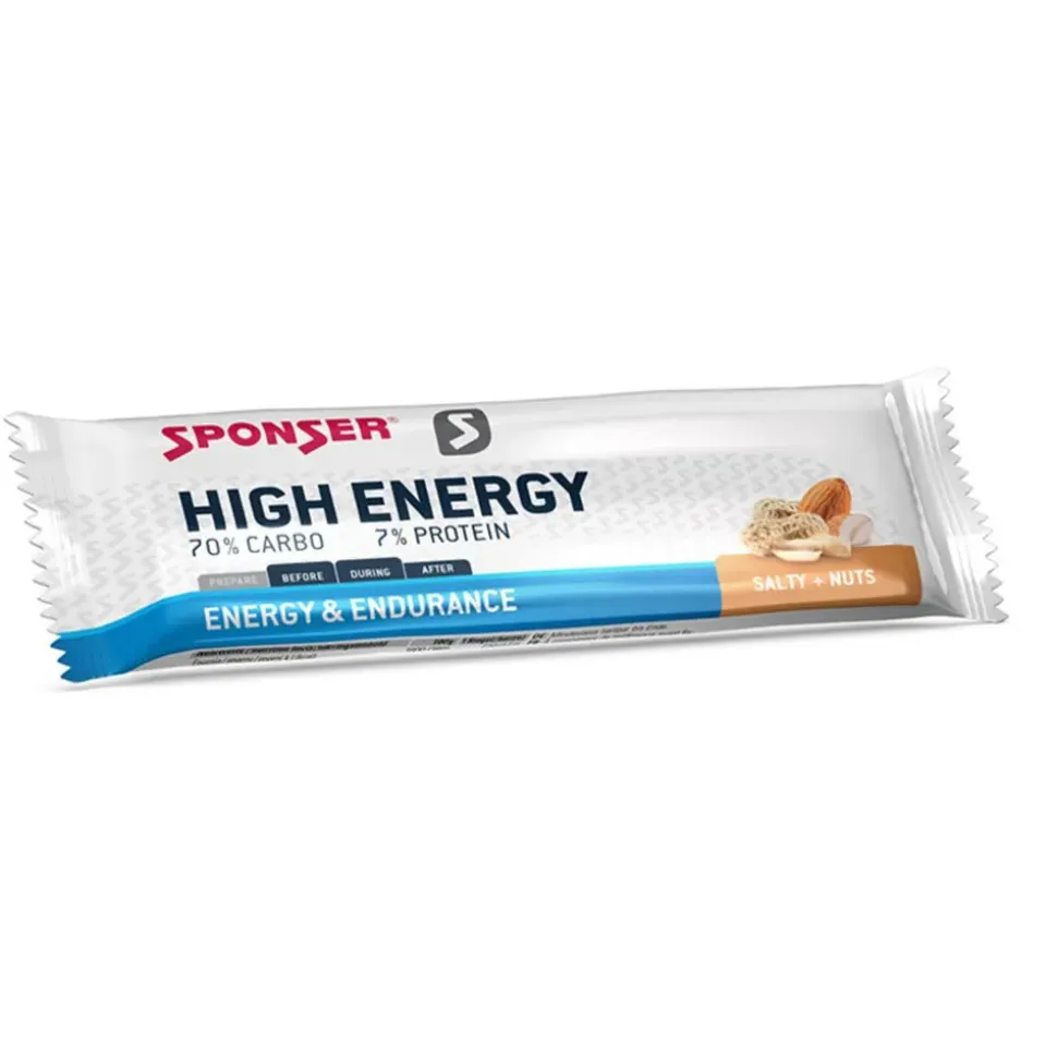 Sponser Sport Food Barrita energética High Frutos secos salados 45g