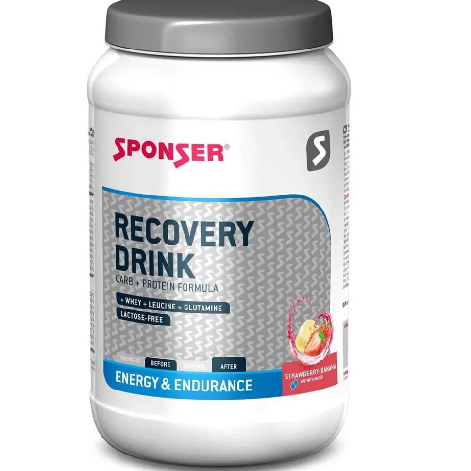 Sponser Sport Food Bebida de recuperación Fresa y plátano 60g