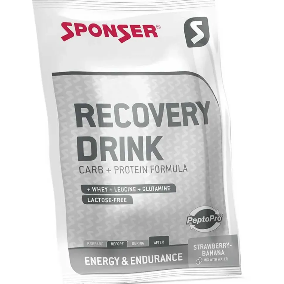 Sponser Sport Food Bebida de recuperación Fresa y plátano 60g