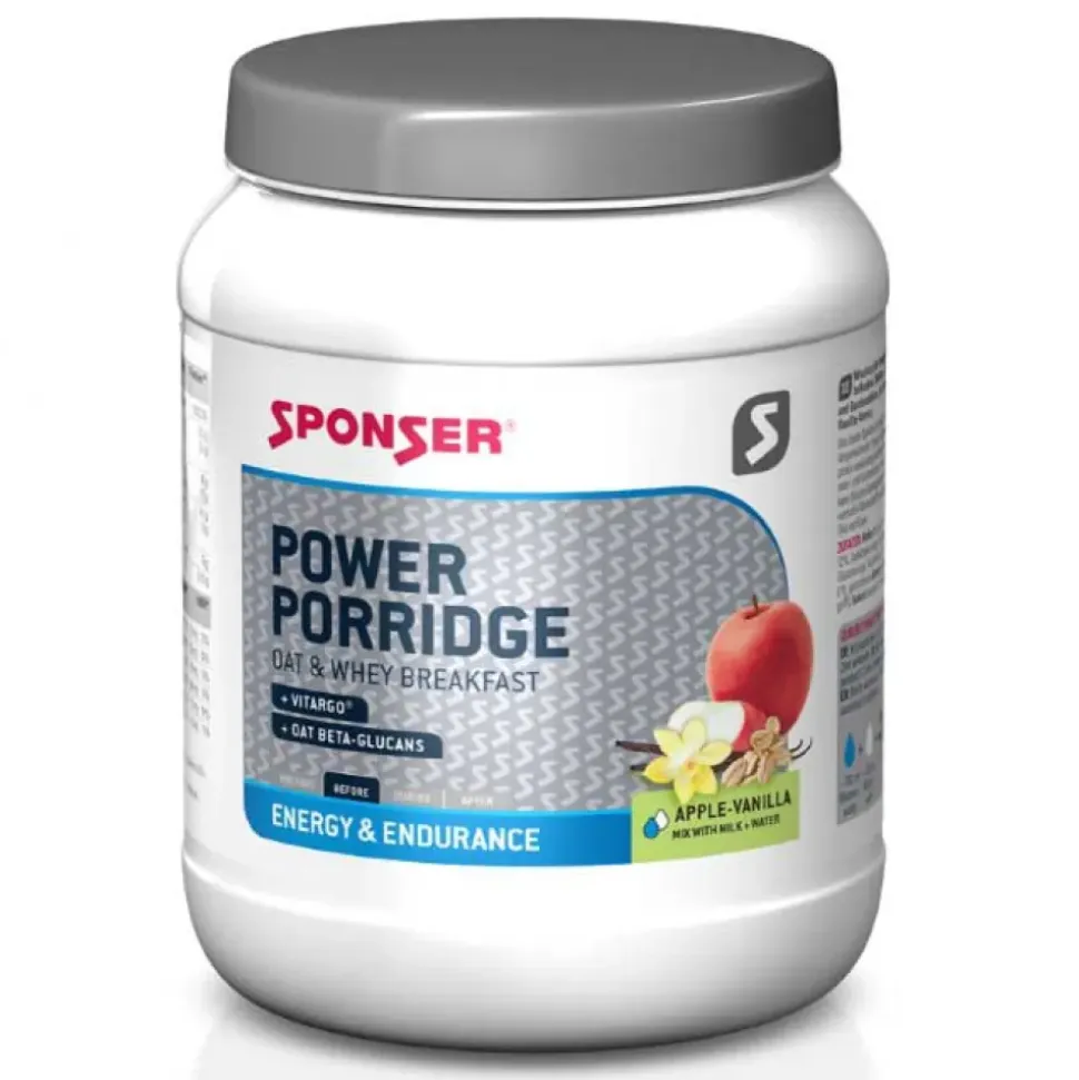Sponser Sport Food & Gachas de Avena 840g Vainilla Manzana
