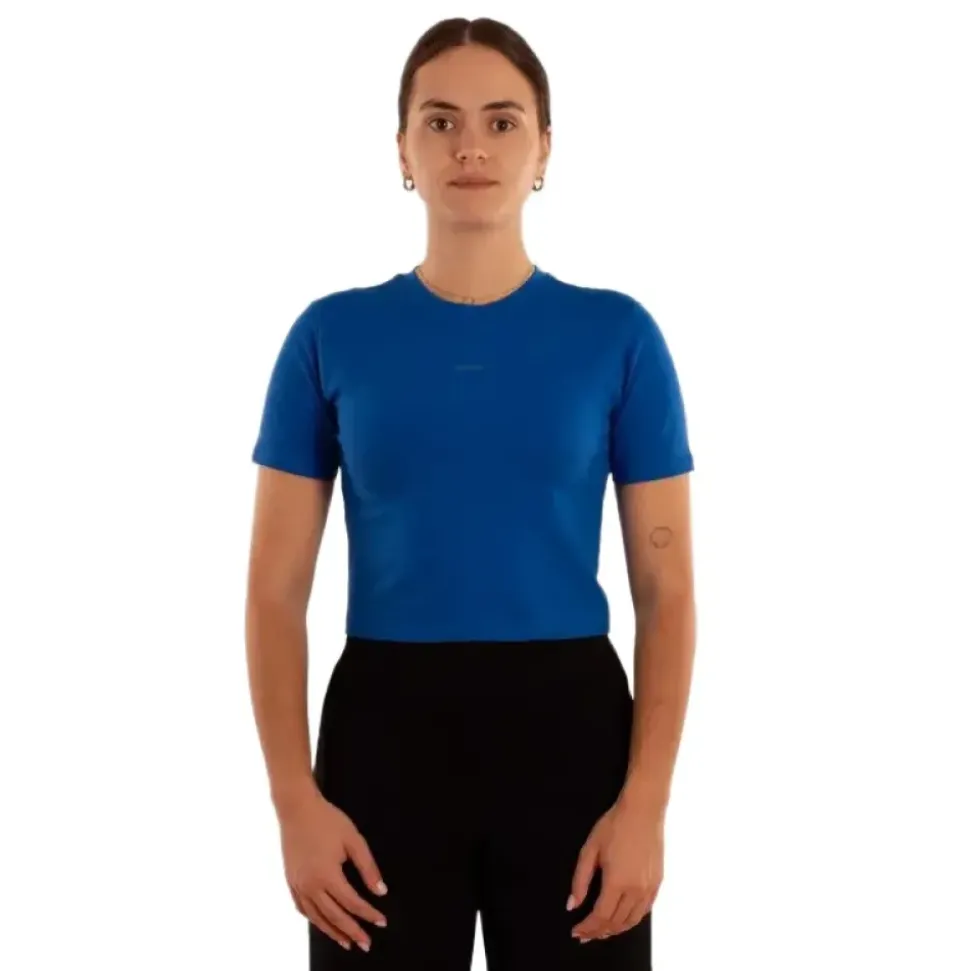Squba Camiseta de manga corta Aqua Cropped