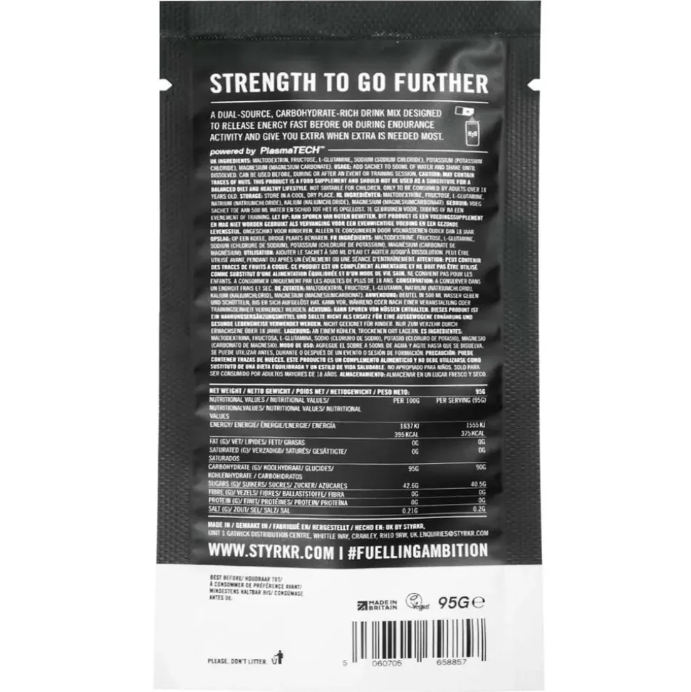 Styrkr Bebida energética monodosis MIX90 Dual-Carb 95g