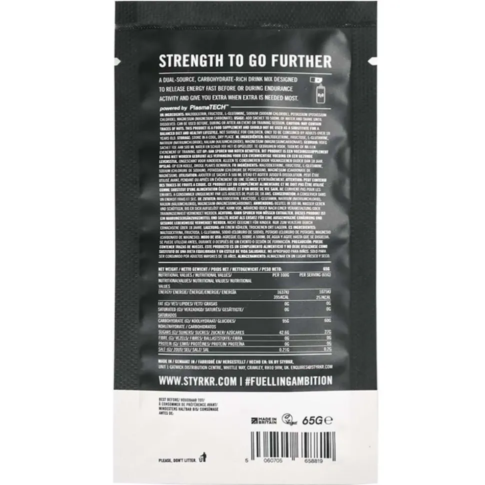 Styrkr Bebida energética monodosis MIX60 Dual-Carb 65g