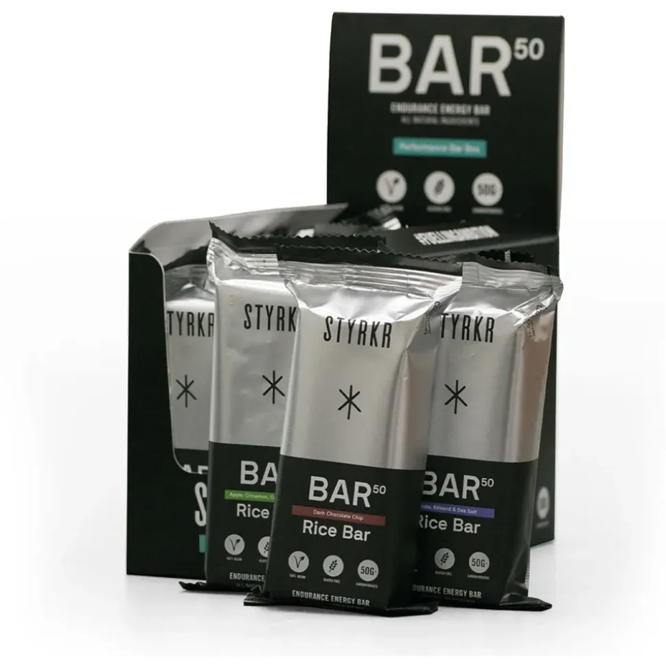 Styrkr Caja de barritas energéticas BAR50 Sabores Variados 12 unidades