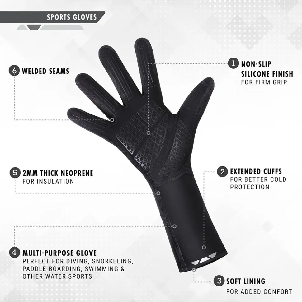 Synergy Guantes de neopreno Multisport