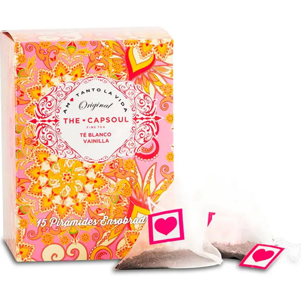 The Capsoul Té White Tea & Vanilla Pyramids 15 unidades