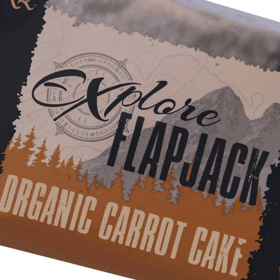 Torq Explora la barrita energética orgánica Flapjack Pastel De Zanahoria 65g