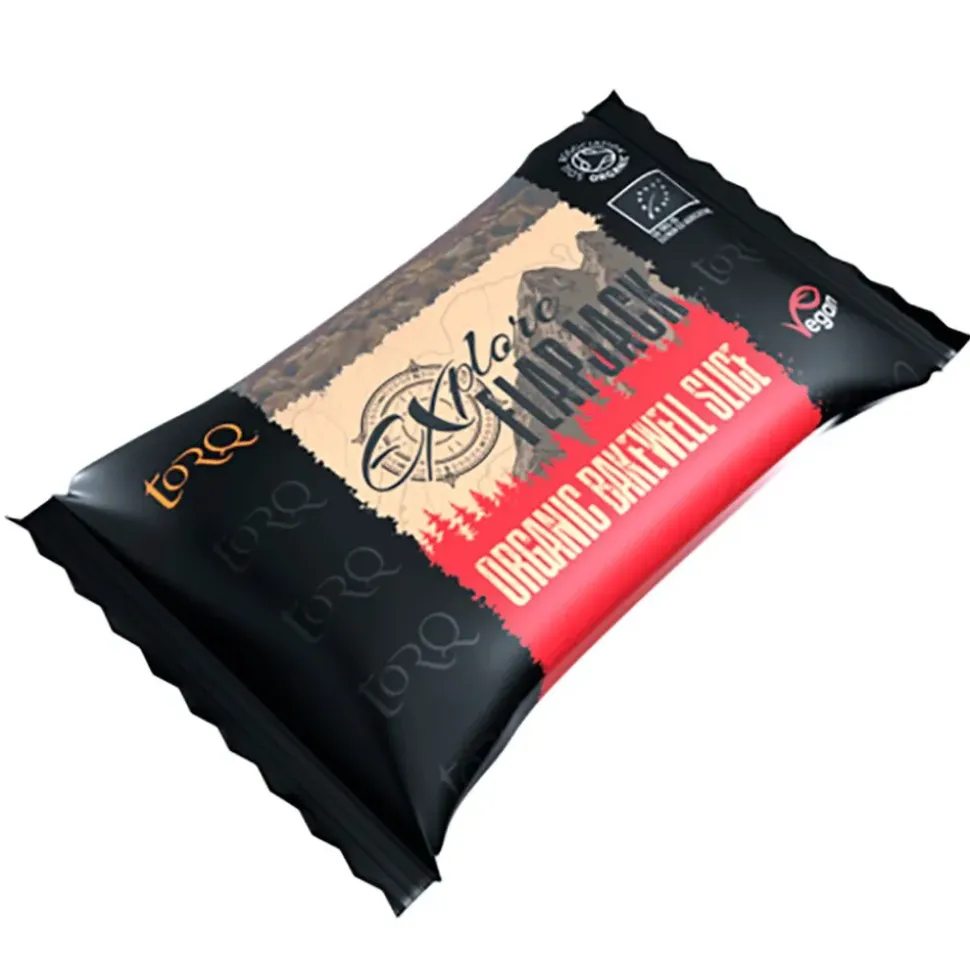 Torq Explora la barrita energética de pastel orgánico Flapjack Cereza 65g