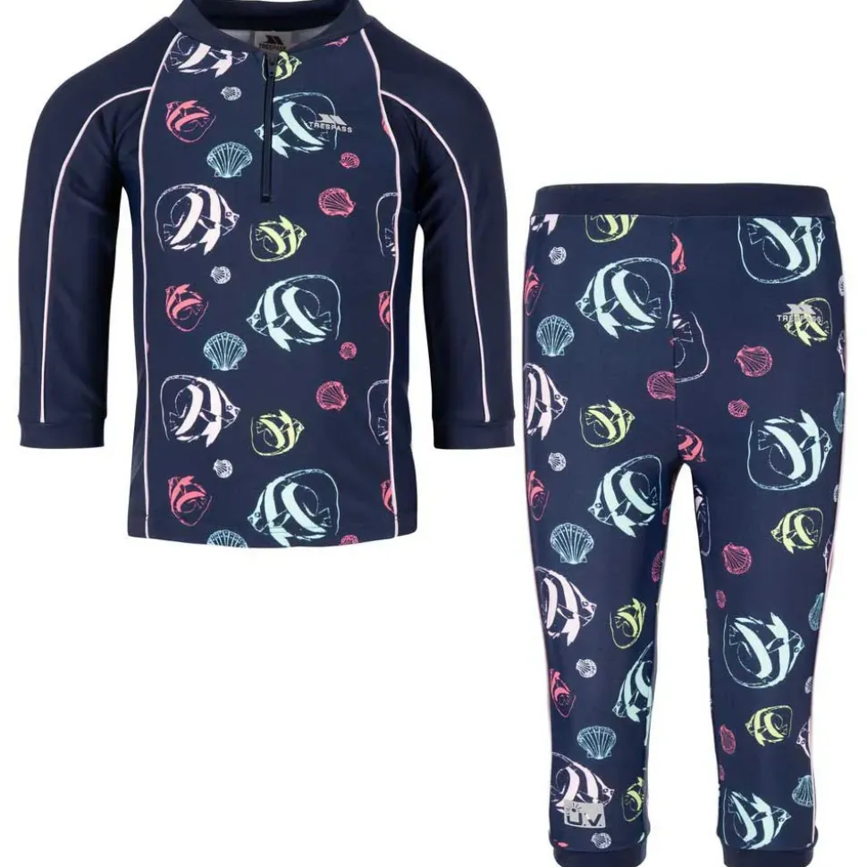 Trespass Traje de neopreno de manga larga con cremallera frontal junior Smiley