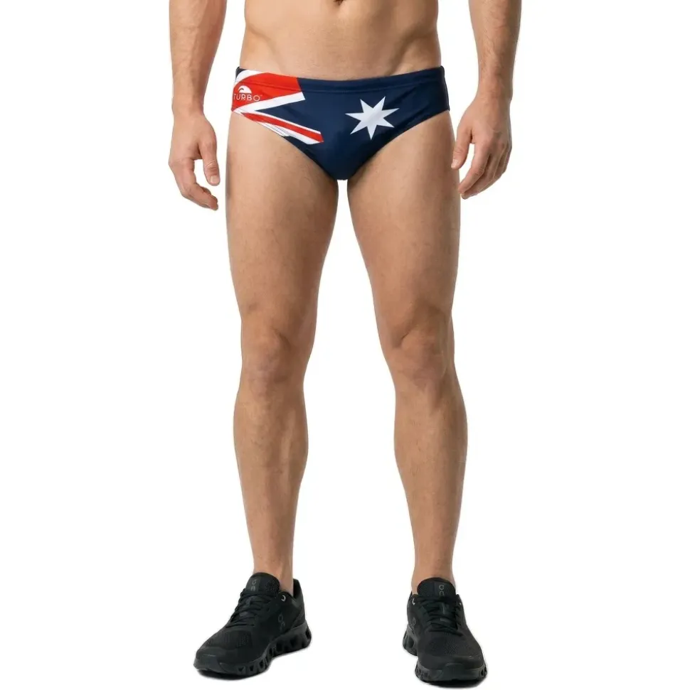 Turbo Bañador slip Australia Flag