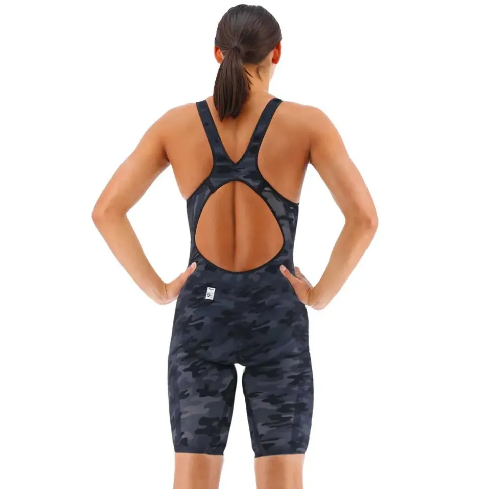 TYR Bañador de competición con espalda abierta Venzo Camo