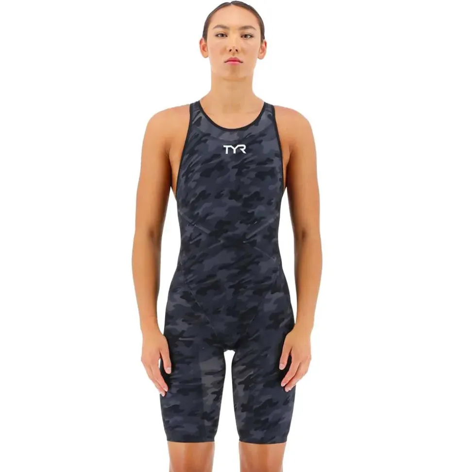 TYR Bañador de competición con espalda abierta Venzo Camo