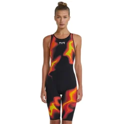 TYR Bañador de competición con espalda abierta Venzo Infrared