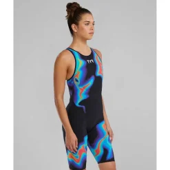 TYR Bañador de competición con espalda abierta Venzo Infrared