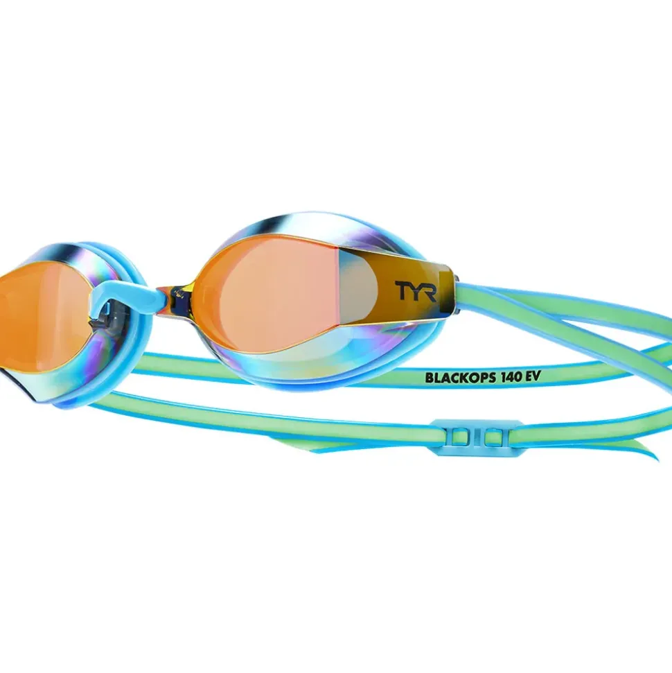 TYR Gafas de natación Junior Mirror Black Ops 140EV
