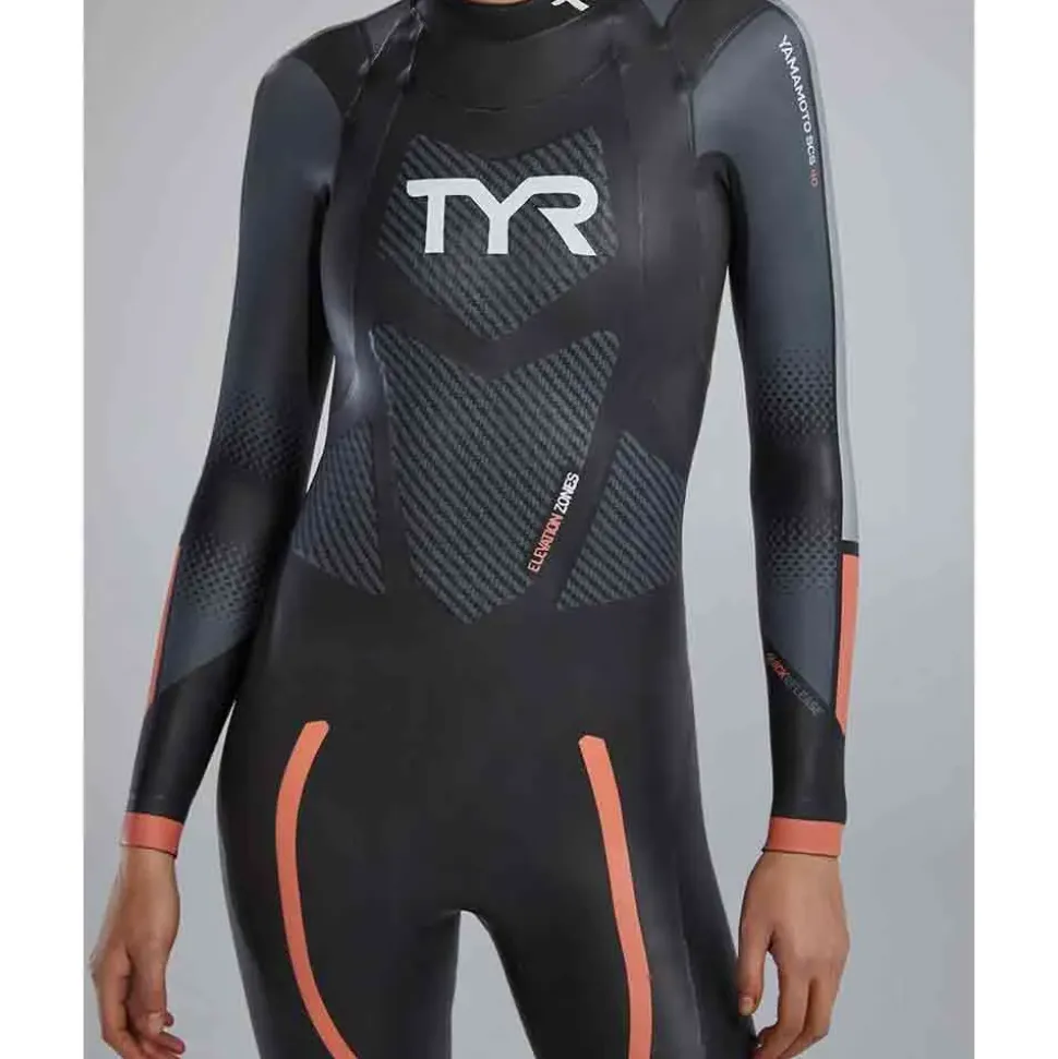 TYR Traje de neopreno de manga larga para mujer Hurricane CAT 3