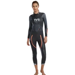 TYR Traje de neopreno de manga larga para mujer Hurricane CAT 3