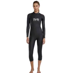 TYR Traje de neopreno de manga larga para mujer Hurricane CAT 1