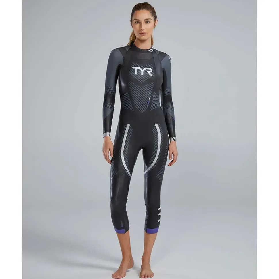 TYR Traje de neopreno de manga larga para mujer Hurricane CAT 5
