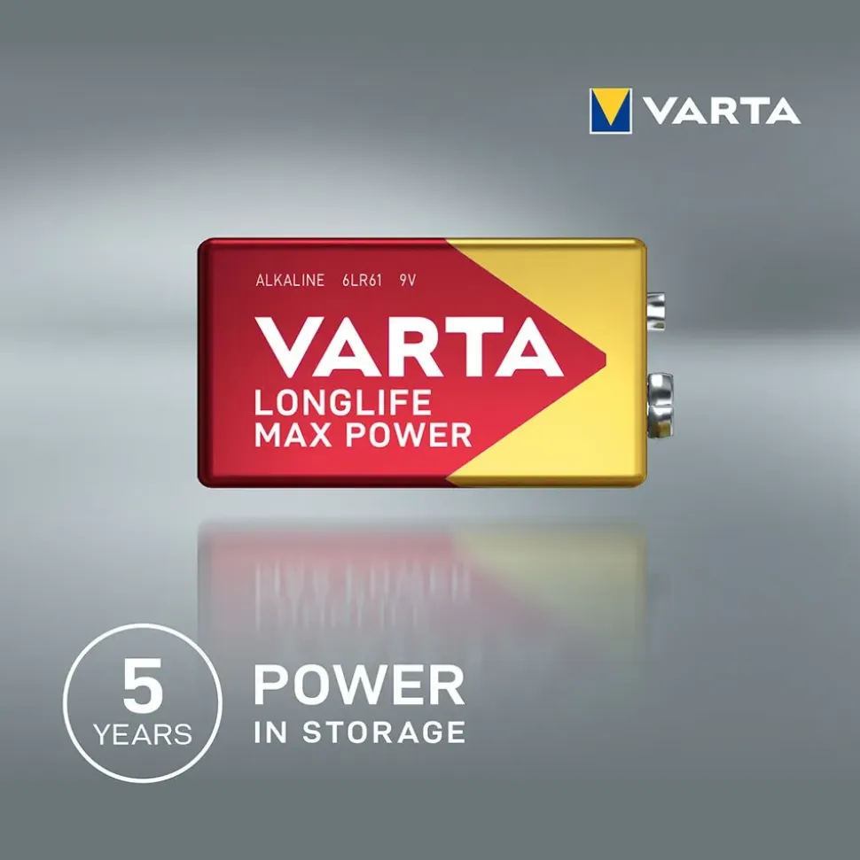 Varta Batería alcalina 9V Long Life