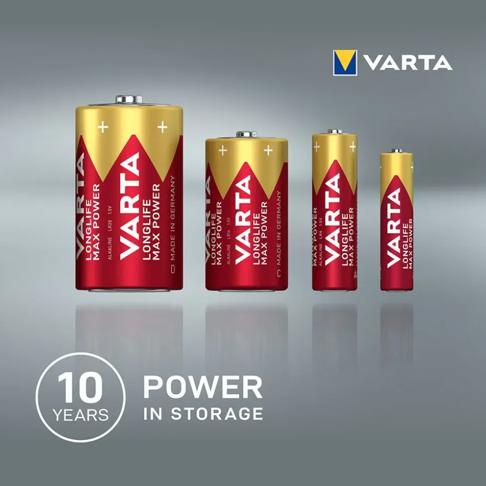 Varta Batería alcalina 9V Long Life