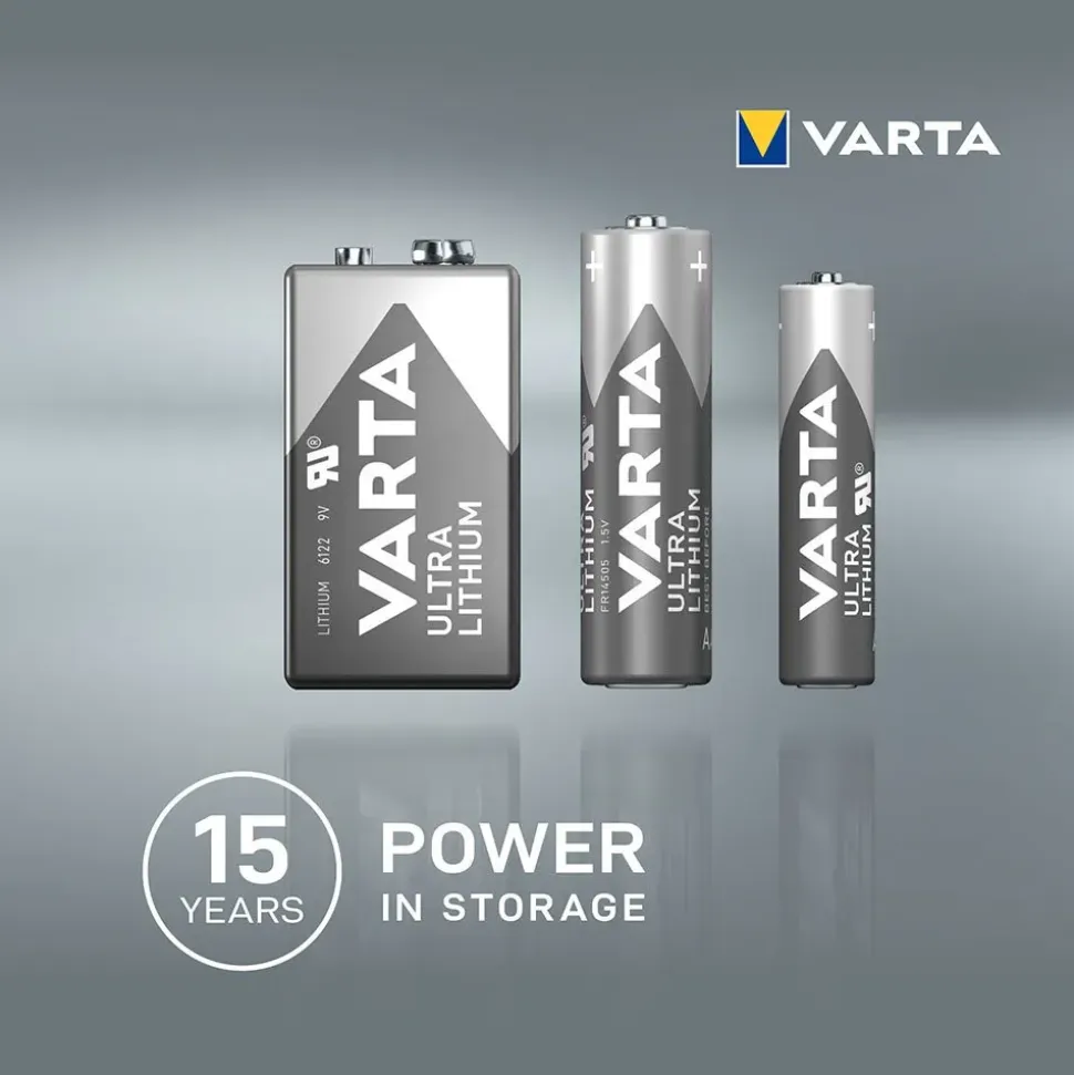 Varta Batería de litio 6106301404 LR06 AA 4 unidades