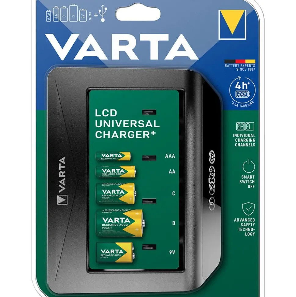 Varta Cargador Universal LCD+