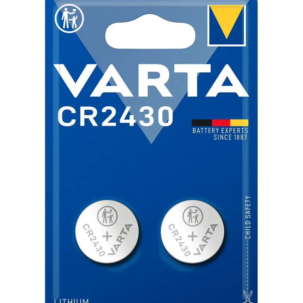 Varta Pila de botón 1x2 Electronic CR 2430