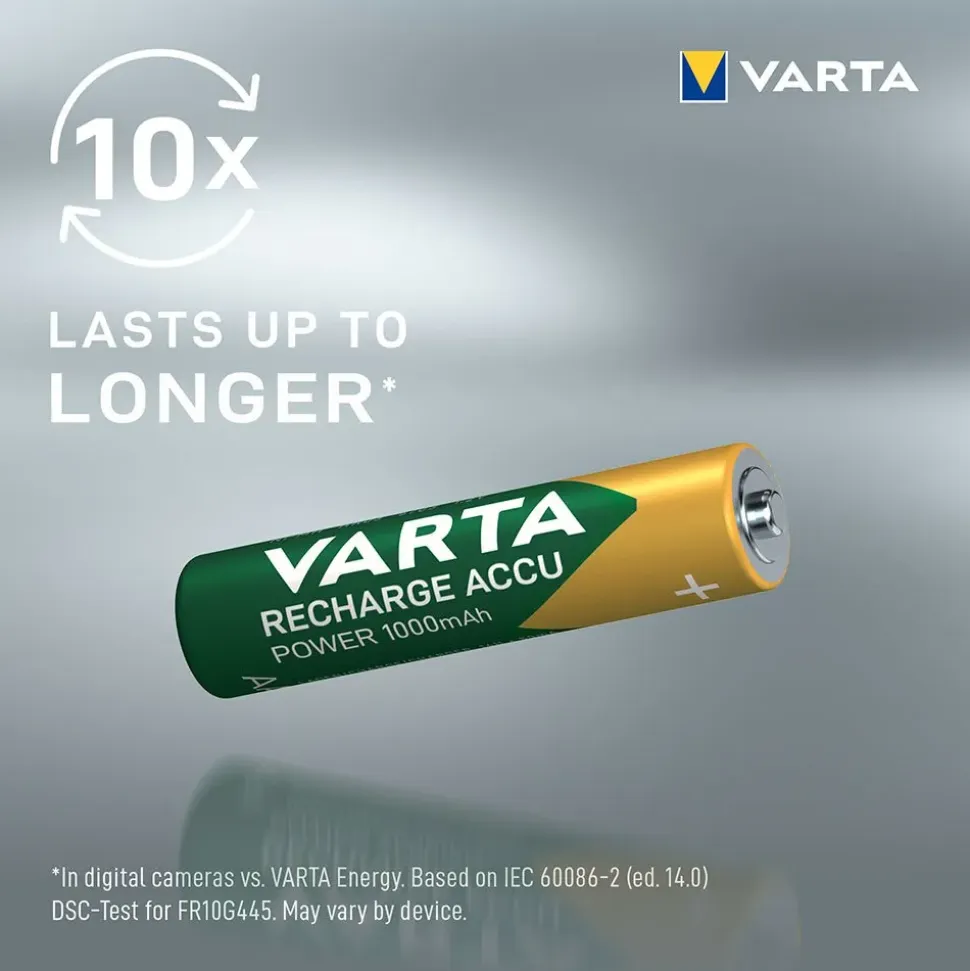 Varta Pila recargable 1x2 1000mAh AAA
