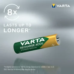 Varta Pila recargable 1x4 800mAh AAA