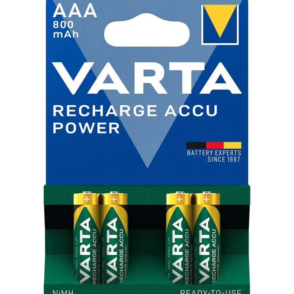 Varta Pila recargable 1x4 800mAh AAA