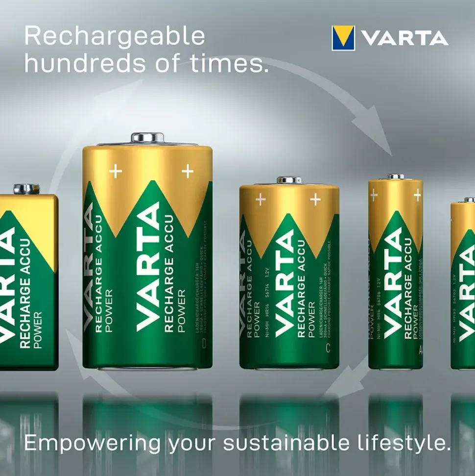 Varta 1x4 Pilas recargables AA NiMH Mignon 2600mAh