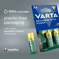 Varta 1x4 Pilas recargables AA NiMH Mignon 2600mAh