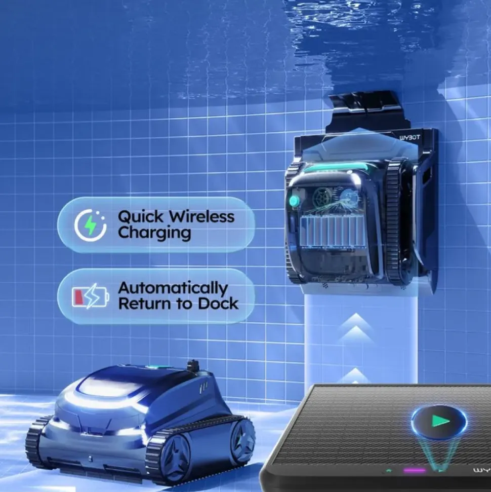 Wybot Limpiafondos E-Tron Solar Vision