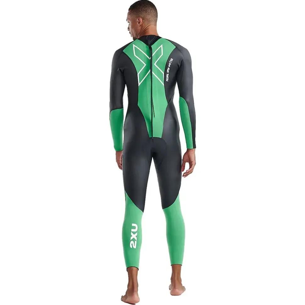 2XU Traje de neopreno de manga larga con cremallera trasera Propel Open Water 5/4/3 mm