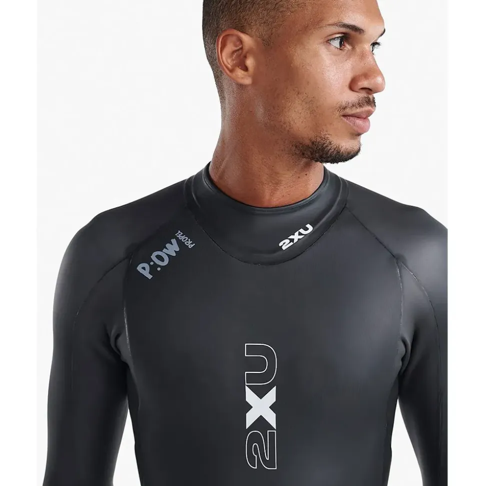 2XU Traje de neopreno de manga larga con cremallera trasera Propel Open Water 5/4/3 mm